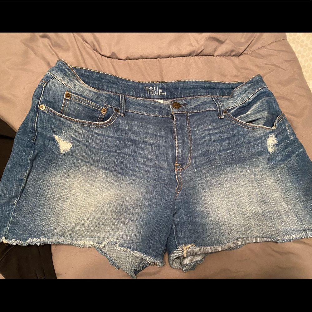 Time and True Jean Shorts